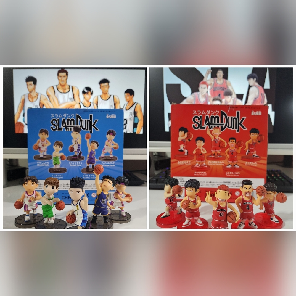 Slam Dunk Collectible Action Figures - 2 Boxes set - total 10 pieces